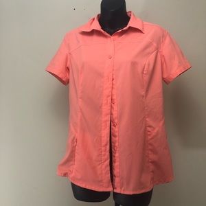 Magellan Womens Salmon size S fishing gear shirt